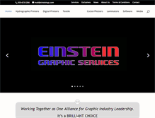 Tablet Screenshot of einsteings.com